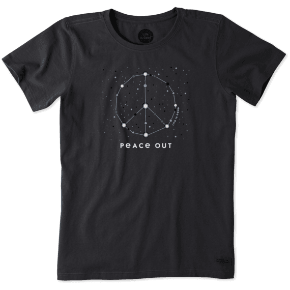 Women's Peace Out Universe Crusher Tee Women's Peace Out Universe Crusher Tee