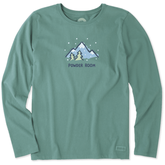 Women's Powder Room Long Sleeve Crusher Tee Women's Powder Room Long Sleeve Crusher Tee