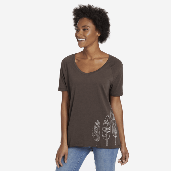 Women's Primal Leaves Easy Tee Women's Primal Leaves Easy Tee