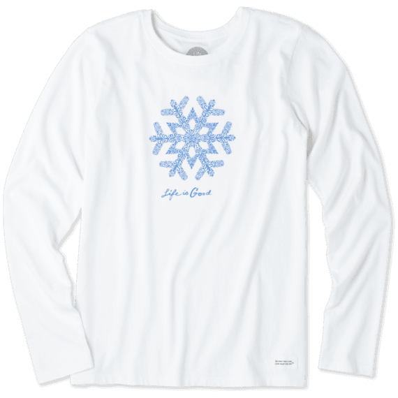 Women's Primal Snowflake Long Sleeve Crusher Tee Women's Primal Snowflake Long Sleeve Crusher Tee