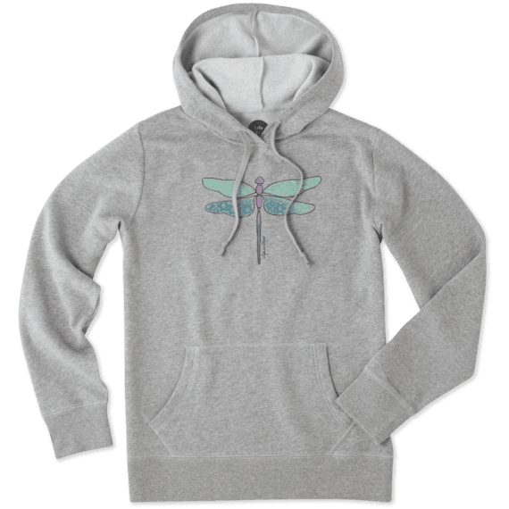 Women's Print Pattern Dragonfly Hooded Sweatshirt Women's Print Pattern Dragonfly Hooded Sweatshirt