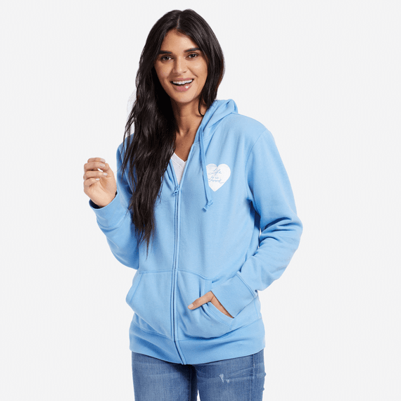 Women's Print Pattern Heart Hooded Sweatshirt Women's Print Pattern Heart Hooded Sweatshirt