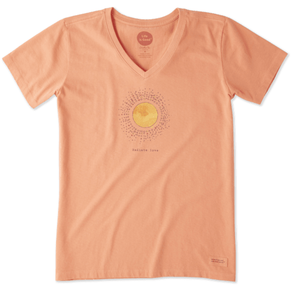 Women's Radiate Love Sun Crusher Vee Women's Radiate Love Sun Crusher Vee