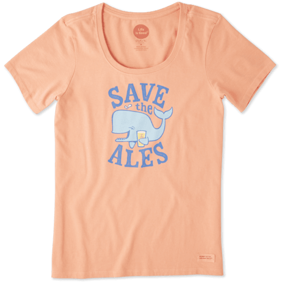 Women's Save The Ales Crusher Scoop Neck Tee Women's Save The Ales Crusher Scoop Neck Tee