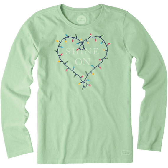 Women's Shine On Lights Long Sleeve Crusher Tee Women's Shine On Lights Long Sleeve Crusher Tee