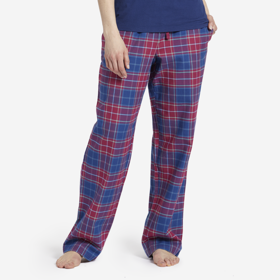 Women's Sleepy Cherry Plaid Classic Sleep Pant Women's Sleepy Cherry Plaid Classic Sleep Pant