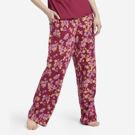 Women's Sleepy Flower Toss Snuggle Up Sleep Pant Women's Sleepy Flower Toss Snuggle Up Sleep Pant