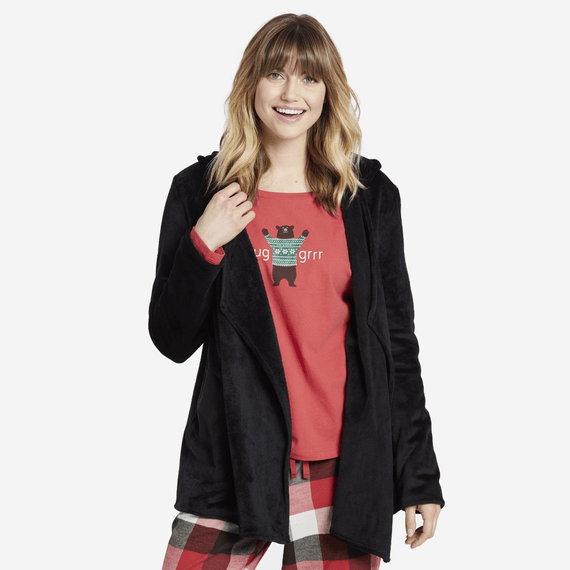 Women's Sleepy Hoodie Cozy Open Sleep Hoodie Women's Sleepy Hoodie Cozy Open Sleep Hoodie