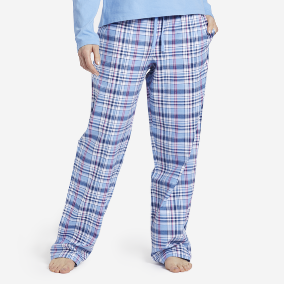 Women's Sleepy Powder Plaid Classic Sleep Pant Women's Sleepy Powder Plaid Classic Sleep Pant