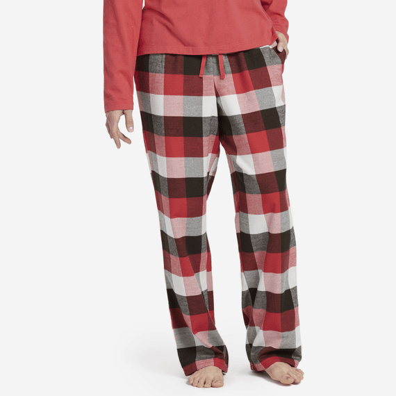 Women's Sleepy Red Plaid Classic Sleep Pant Women's Sleepy Red Plaid Classic Sleep Pant