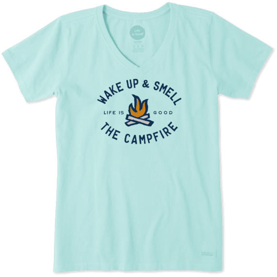 Women's Smell The Campfire Crusher Vee Women's Smell The Campfire Crusher Vee