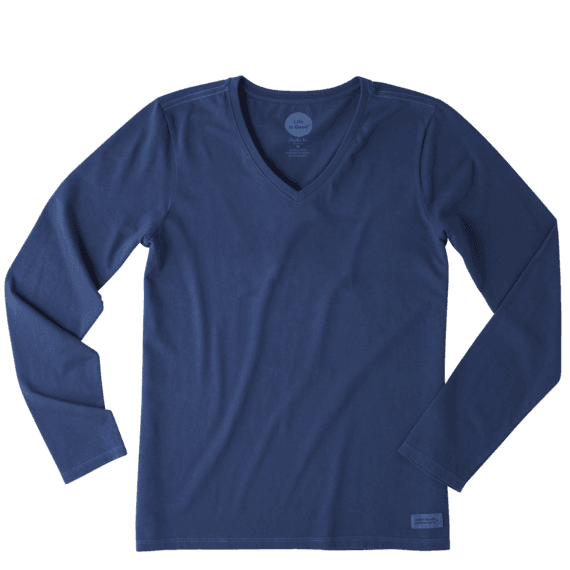 Women's Solid Crusher Vee Long Sleeve Women's Solid Crusher Vee Long Sleeve