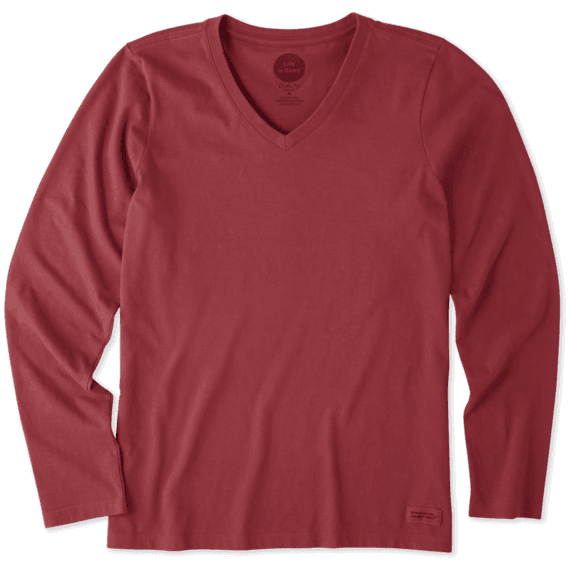 Women's Solid Crusher Vee Long Sleeve Women's Solid Crusher Vee Long Sleeve