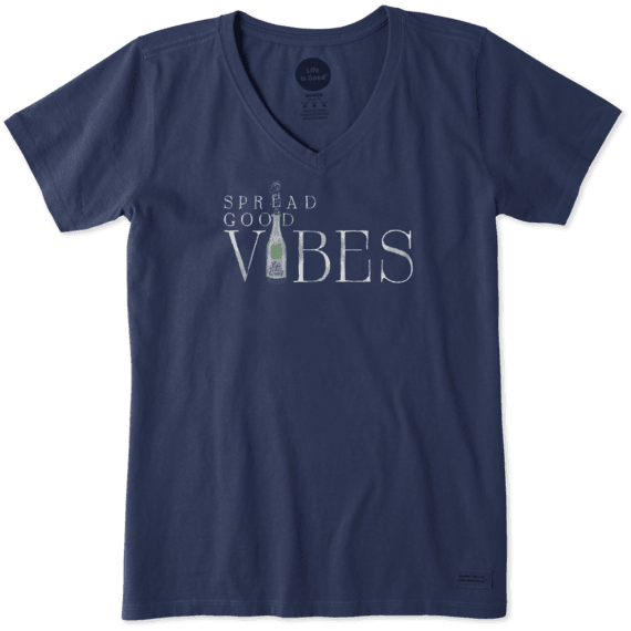 Women's Spread Good Vibes Crusher Vee Women's Spread Good Vibes Crusher Vee