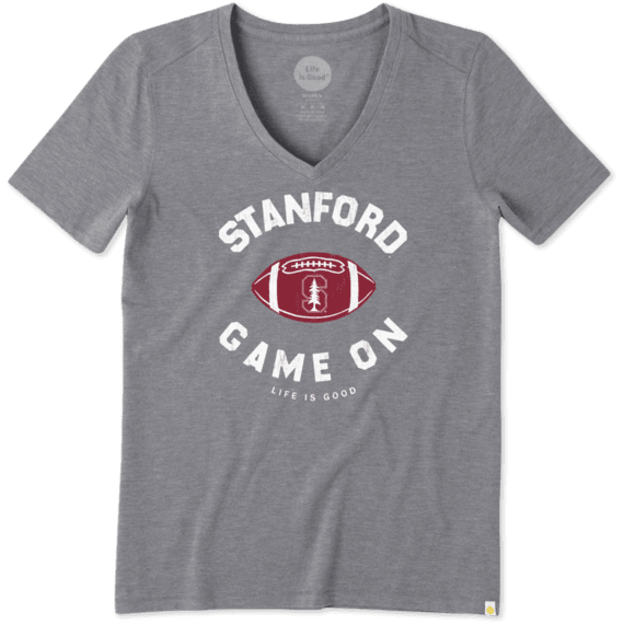 Women's Stanford Game On Football Cool Vee Women's Stanford Game On Football Cool Vee