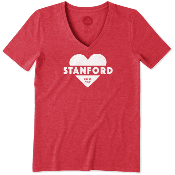 Women's Stanford Heart Knockout Cool Vee Women's Stanford Heart Knockout Cool Vee