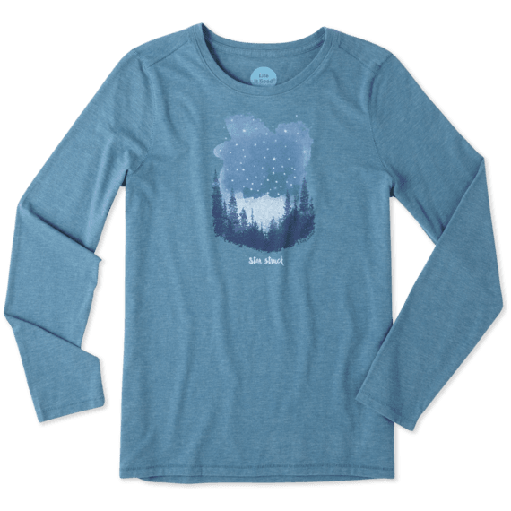 Women's Star Struck Sky Long Sleeve Cool Tee Women's Star Struck Sky Long Sleeve Cool Tee