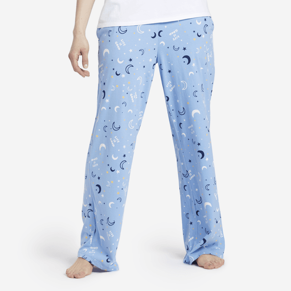 Women's Starry Moon Sky Snuggle Up Sleep Pant Women's Starry Moon Sky Snuggle Up Sleep Pant