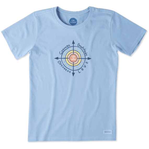 Women's Sun Compass Crusher Tee Women's Sun Compass Crusher Tee