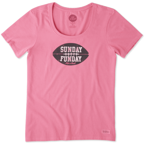 Women's Sunday Funday Crusher Scoop Neck Tee Women's Sunday Funday Crusher Scoop Neck Tee