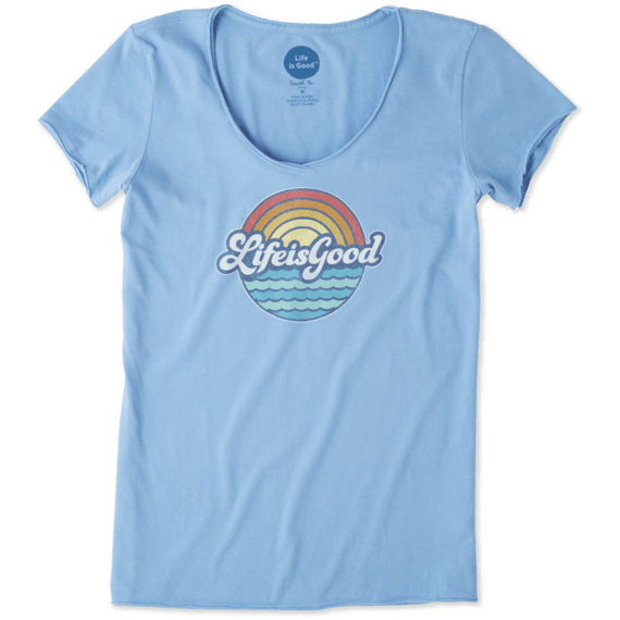 Women's Sunny waves Smooth Scoop Tee Women's Sunny waves Smooth Scoop Tee