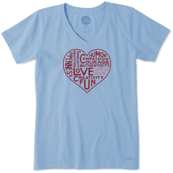 Women's Superpower Love Crusher Vee Women's Superpower Love Crusher Vee