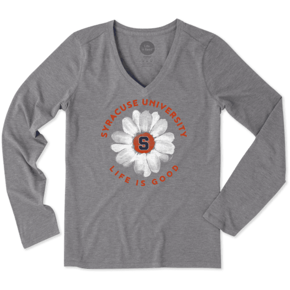 Women's Syracuse Daisy Long Sleeve Cool Vee Women's Syracuse Daisy Long Sleeve Cool Vee