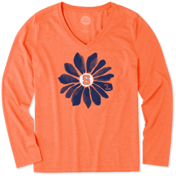 Women's Syracuse Daisy Long Sleeve Cool Vee Women's Syracuse Daisy Long Sleeve Cool Vee