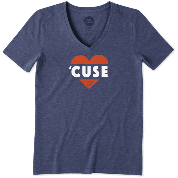 Women's Syracuse Heart Knockout Cool Vee Women's Syracuse Heart Knockout Cool Vee