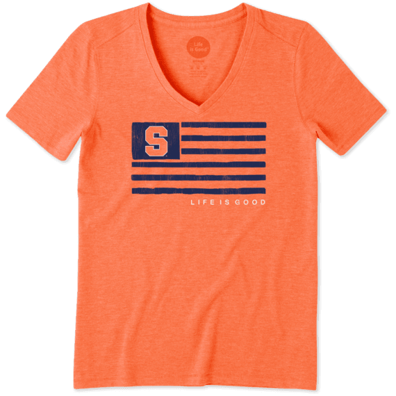 Women's Syracuse Team Flag Cool Vee Women's Syracuse Team Flag Cool Vee