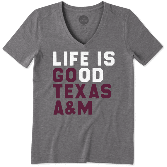Women's Texas A&M Aggies LIG Go Team Cool Vee Women's Texas A&M Aggies LIG Go Team Cool Vee