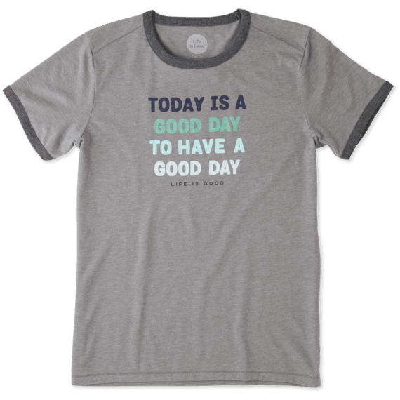 Women's Today Is A Good Day Ringer Cool Tee Women's Today Is A Good Day Ringer Cool Tee