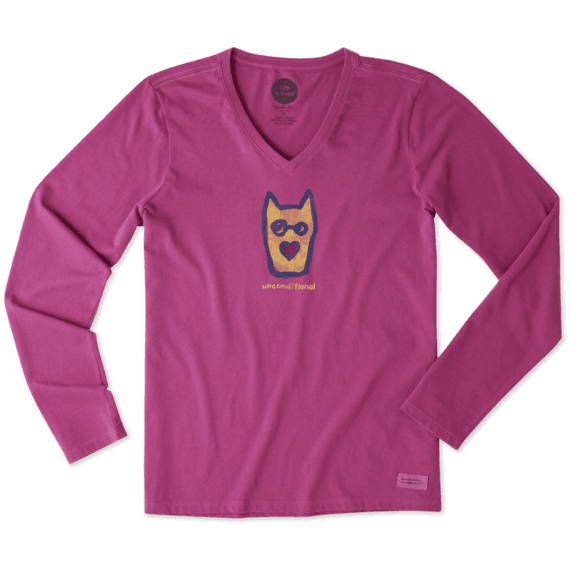 Women's Unconditional Rocket Long Sleeve Crusher Vee Women's Unconditional Rocket Long Sleeve Crusher Vee