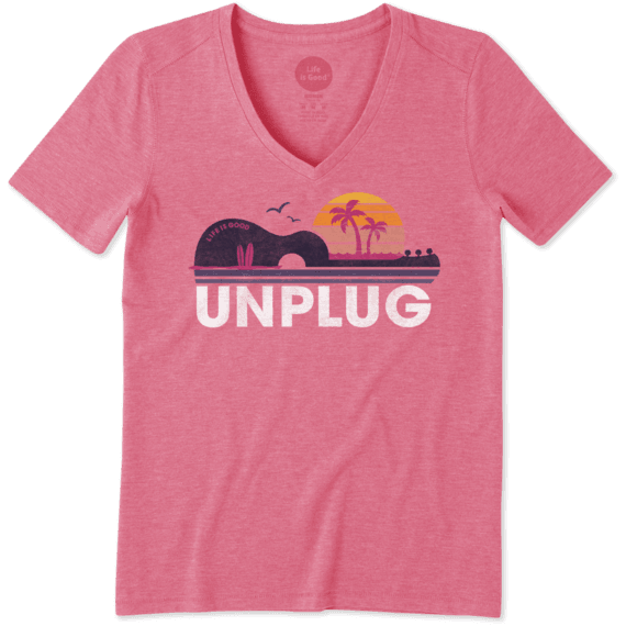 Women's Unplug Beach Guitar Cool Vee Women's Unplug Beach Guitar Cool Vee
