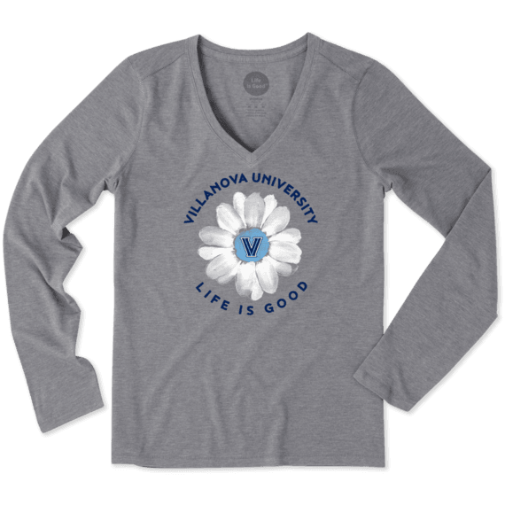 Women's Villanova Daisy Long Sleeve Cool Vee Women's Villanova Daisy Long Sleeve Cool Vee