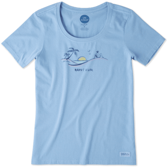 Women's Vista Happy Hour Crusher Scoop Tee Women's Vista Happy Hour Crusher Scoop Tee