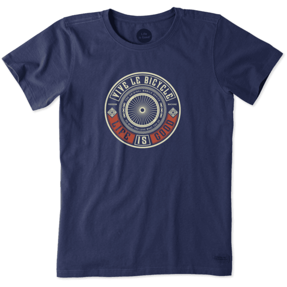 Women's Vive Le Bicycle Crusher Tee Women's Vive Le Bicycle Crusher Tee