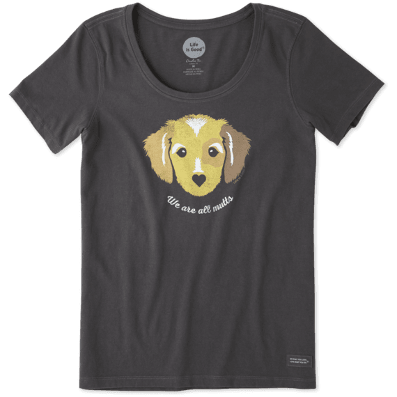 Women's We're All Mutts Dog Crusher Scoop Women's We're All Mutts Dog Crusher Scoop