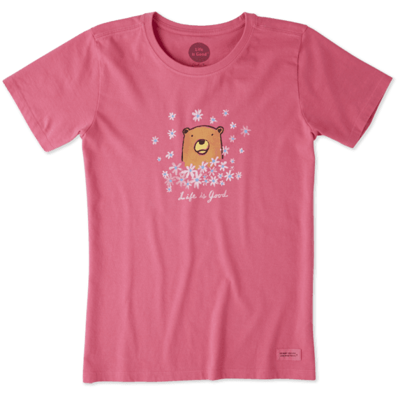 Women's Wildflower Bear Crusher Tee Women's Wildflower Bear Crusher Tee
