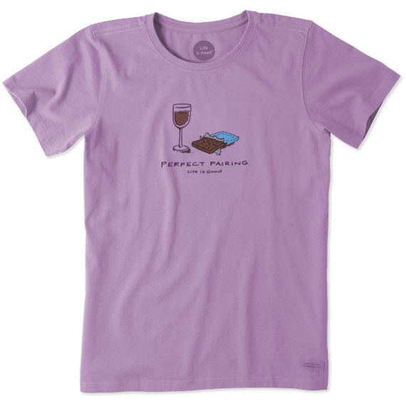 Women's Wine Perfect Pairing Crusher Tee Women's Wine Perfect Pairing Crusher Tee