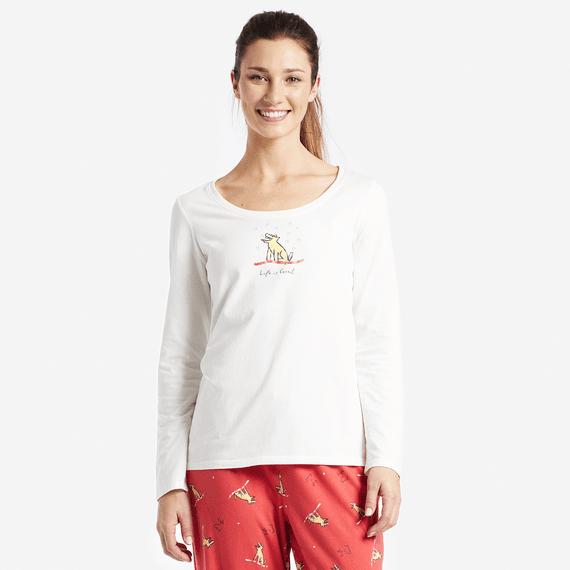 Women's Winter Rocket Long Sleeve Sleep Tee Women's Winter Rocket Long Sleeve Sleep Tee